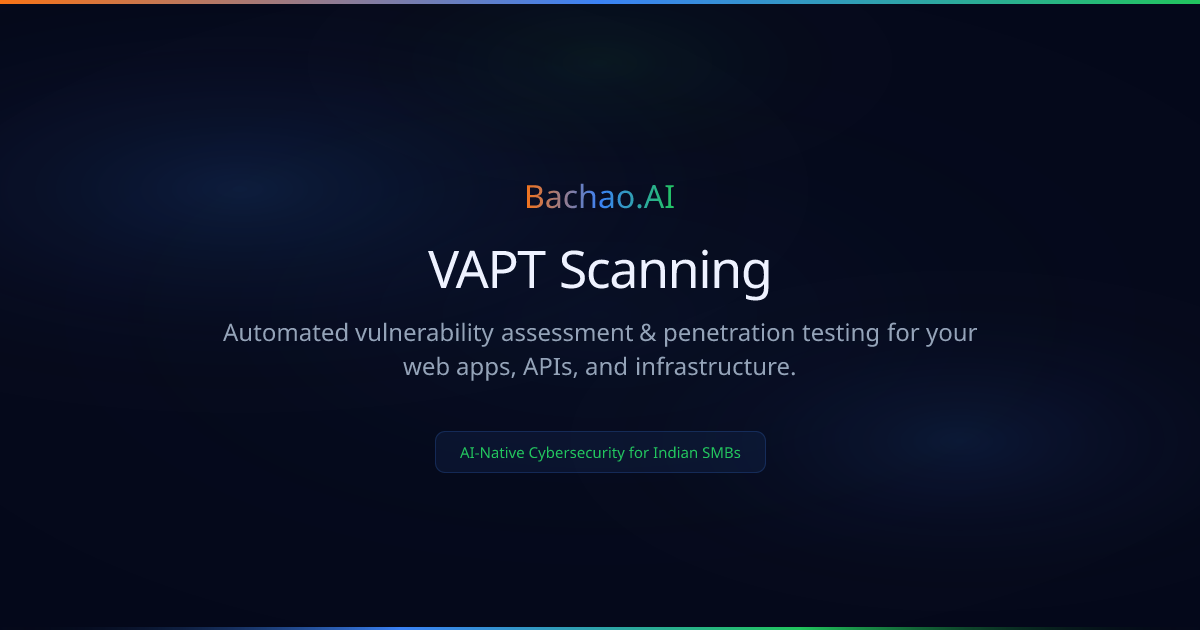 VAPT Services India — AI-Powered Penetration Testing in 2 Hours ...